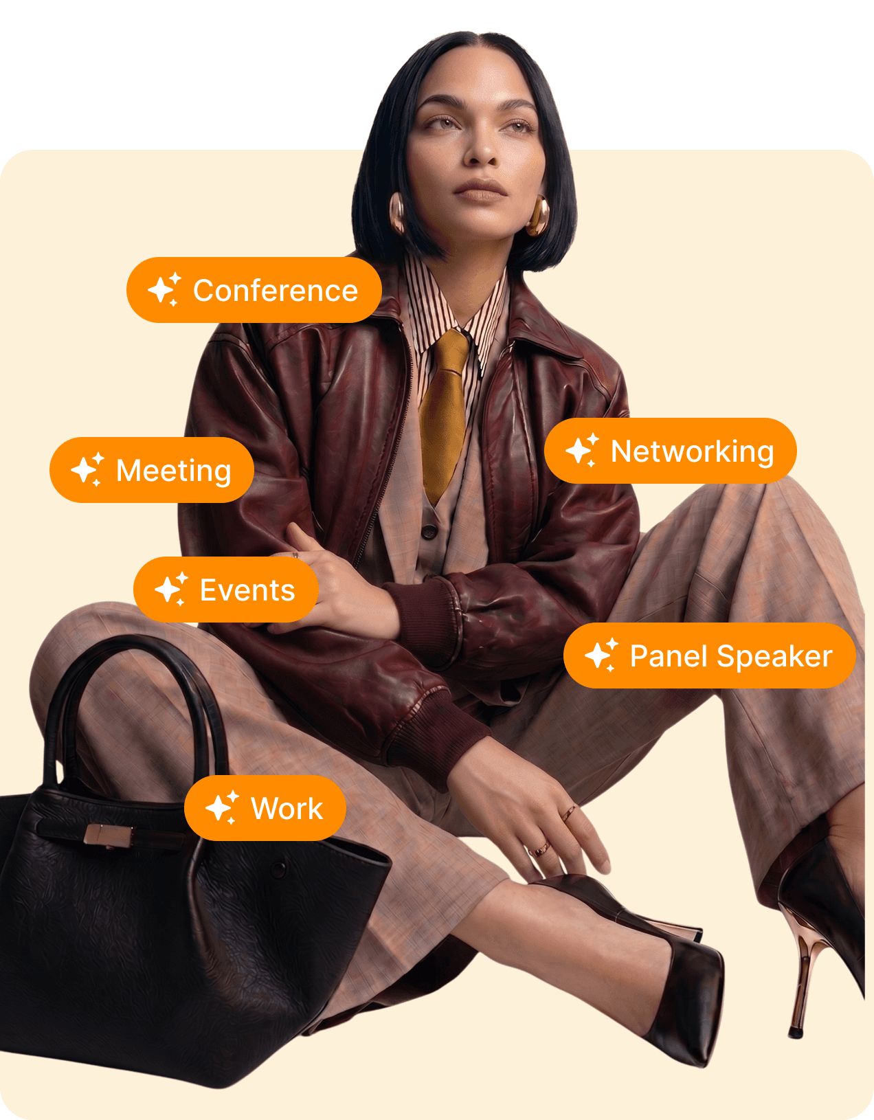 YesPlz mapping occasion, season, and dress code so products surface for shopper moments like "leather jacket for business events"