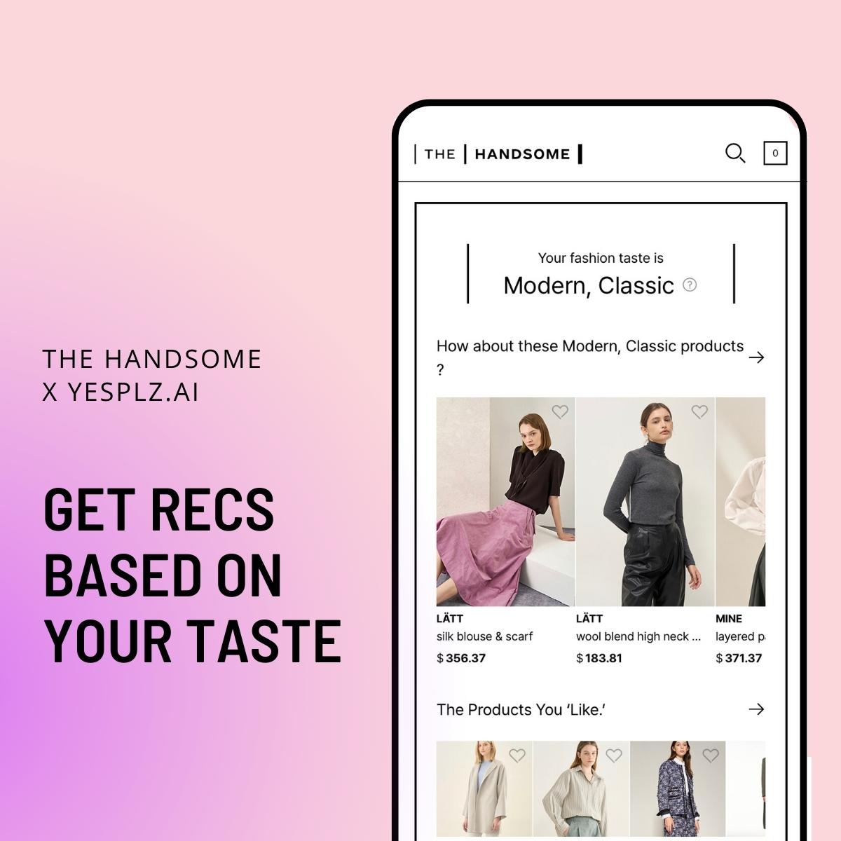 Modern classic AI product recommendations by YesPlz AI for The Handsome