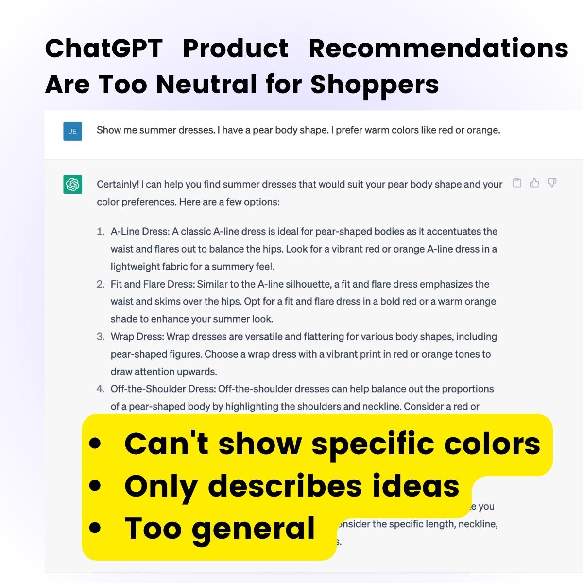 ChatGPT personalization is too general
