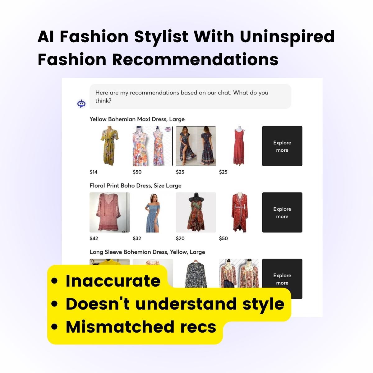 A poor example of AI fashion styling