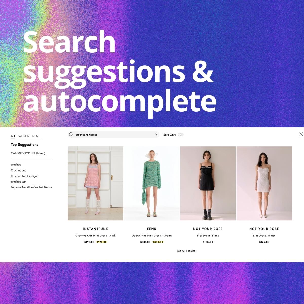 Enhanced text search using AI helps the Ecommerce discovery journey