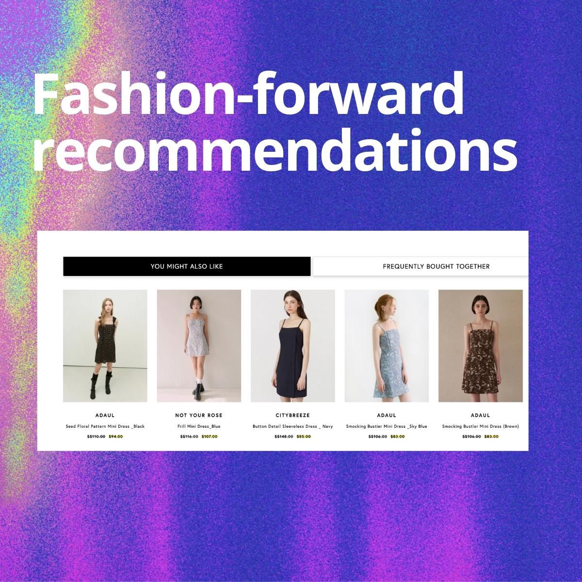 Fashion AI recommendations to optimize the eCommerce discovery journey