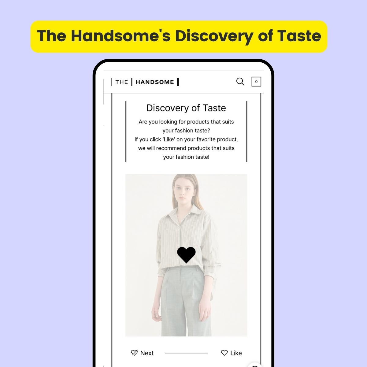 The Handsome's Discovery of Taste collaboration with YesPlz AI