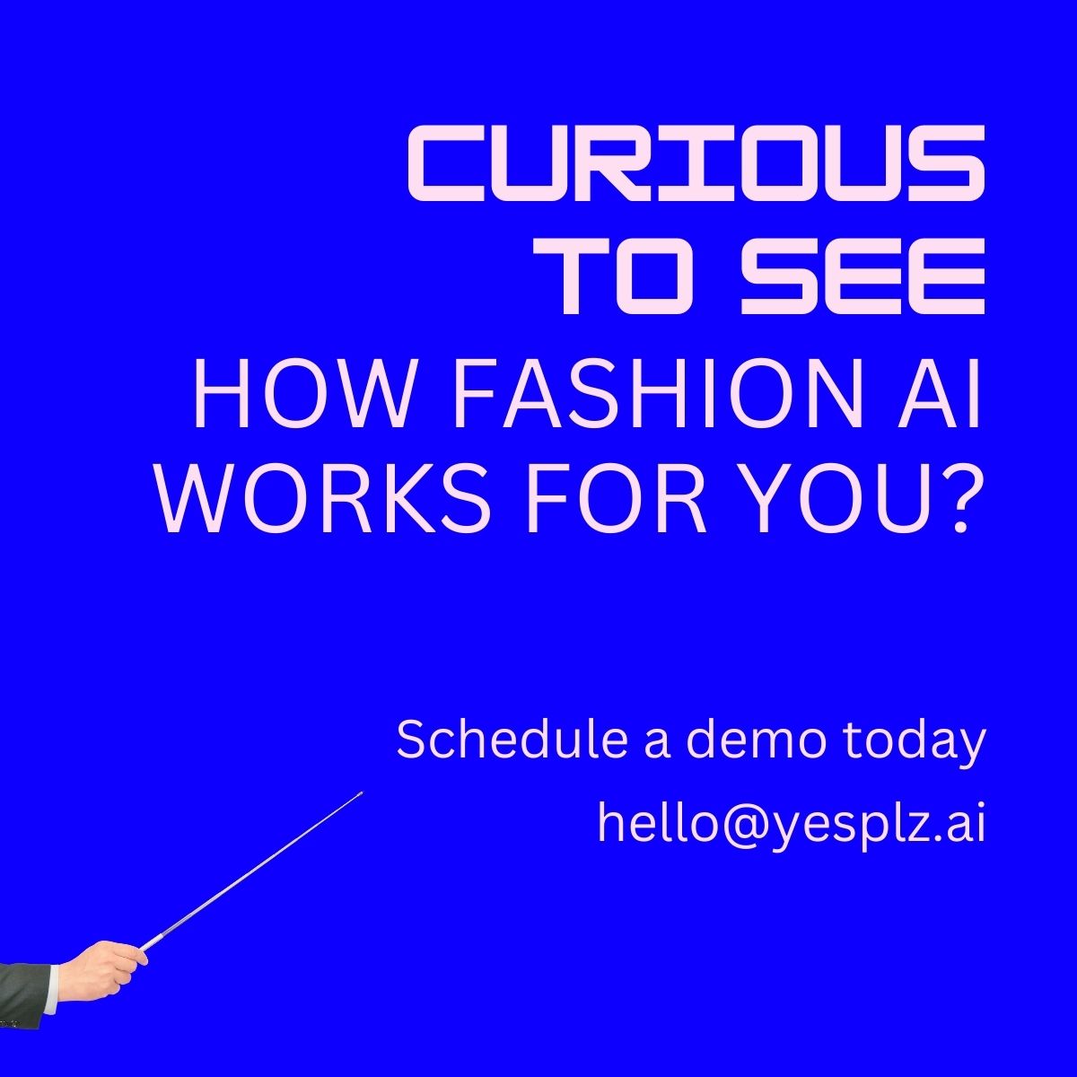 Contact us to learn more about fashion AI