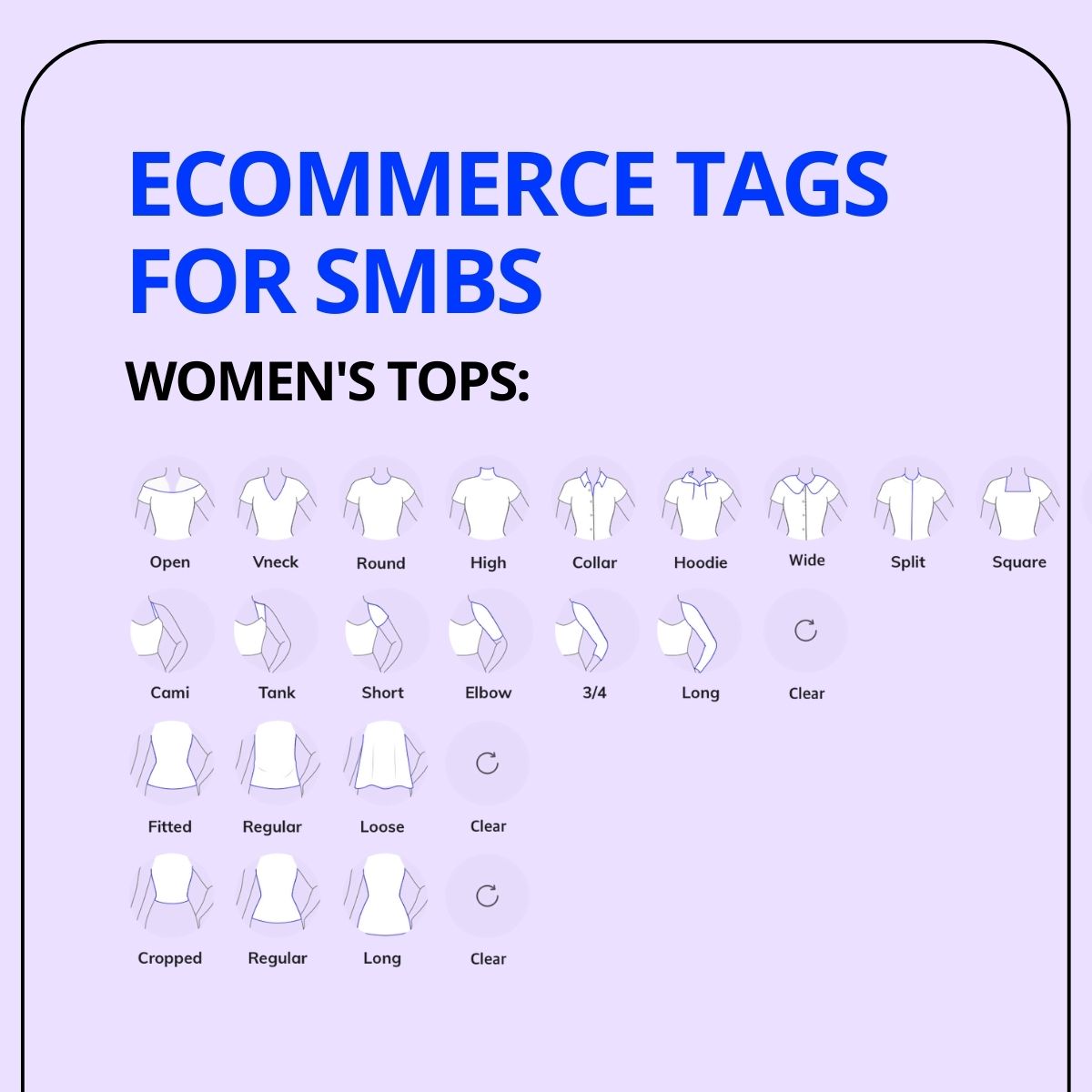 Ecommerce tagging for women's tops using fashion AI
